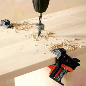 Precizno ubušite šraf pomoću ugaone stege za drvo