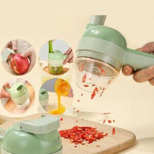 Multifunkcionalni električni secko 4-u-1 za seckanje i rendanje povrća, voća, mesa i drugih namirnica