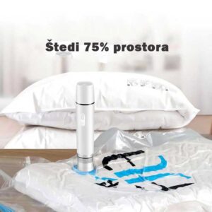 vakumiranje štedi prostor za 75%