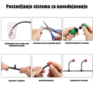 postavljanje sistema za navodnjavanje