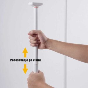 prikaz mehanizma podešavanja stubova za police po visini