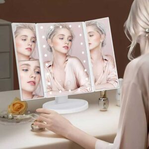 Ogledalo sa 22 LED diode – savršeno osvetljenje za precizno šminkanje
