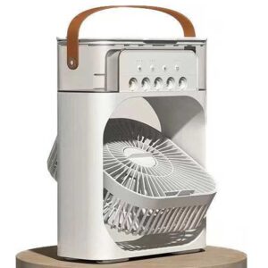 mini prenosivi ventilator sa raspršivačima vode i led svetlom