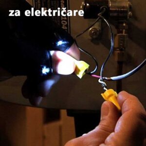 LED svetlo na kažiprstu i palcu – idealno za električare