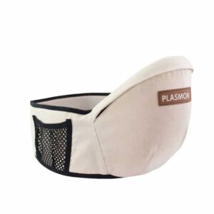 Beli pojas za nošenje beba sa ergonomskim sedištem i širokim, podesivim kaišem oko struka