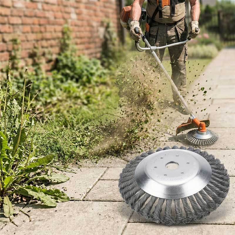 Čelična četka za trimer – žičana glava za uklanjanje korova, rđe i farbe