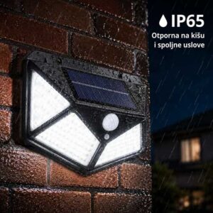 Solarna LED lampa IP65 otporna na kišu vlagu i spoljne vremenske uslove