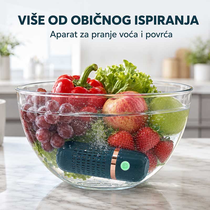 Aparat za pranje voća i povrća – za uklanjanje ostataka pesticida