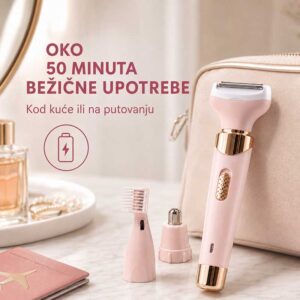 Punjivi ženski trimer sa oko 50 minuta bežične upotrebe