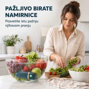 Uređaj za dodatno pranje voća i povrća pre pripreme i serviranja