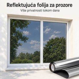 Reflektujuća folija za prozore sa efektom ogledala