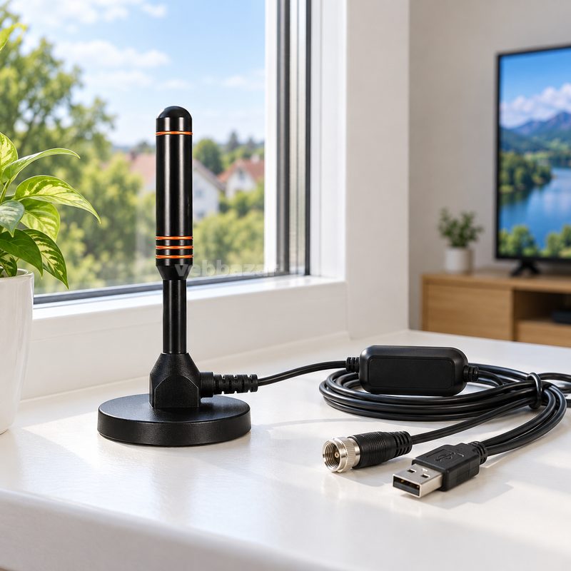 Digitalna antena za TV sa pojačivačem i magnetnom bazom
