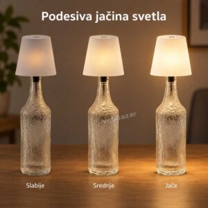 LED lampa za flašu sa podesivom jačinom svetla